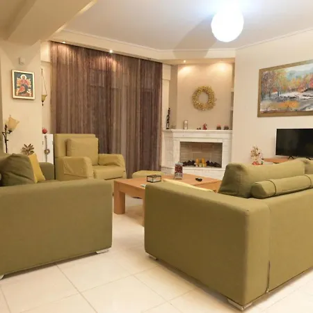 公寓 In 3bdr Up To 6 People Balcony Chalkís
